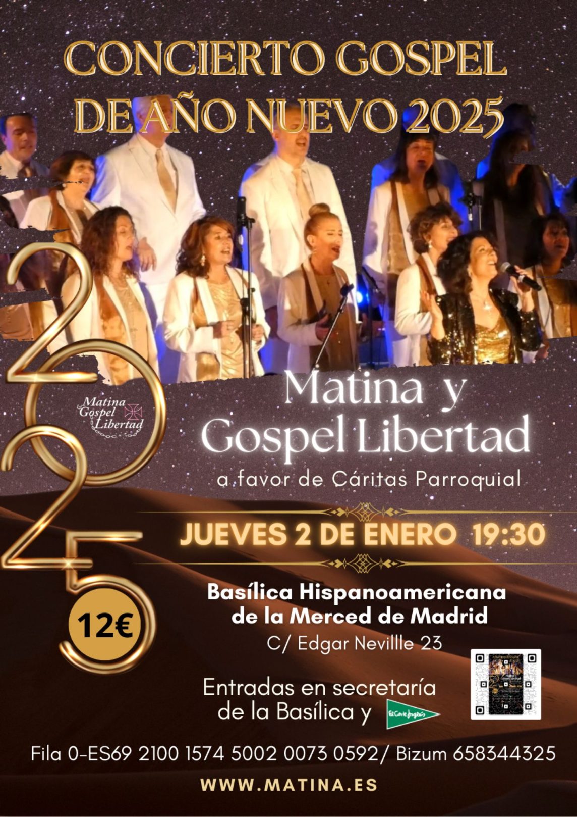 CONCIERTO GOSPEL DE AÑO NUEVO