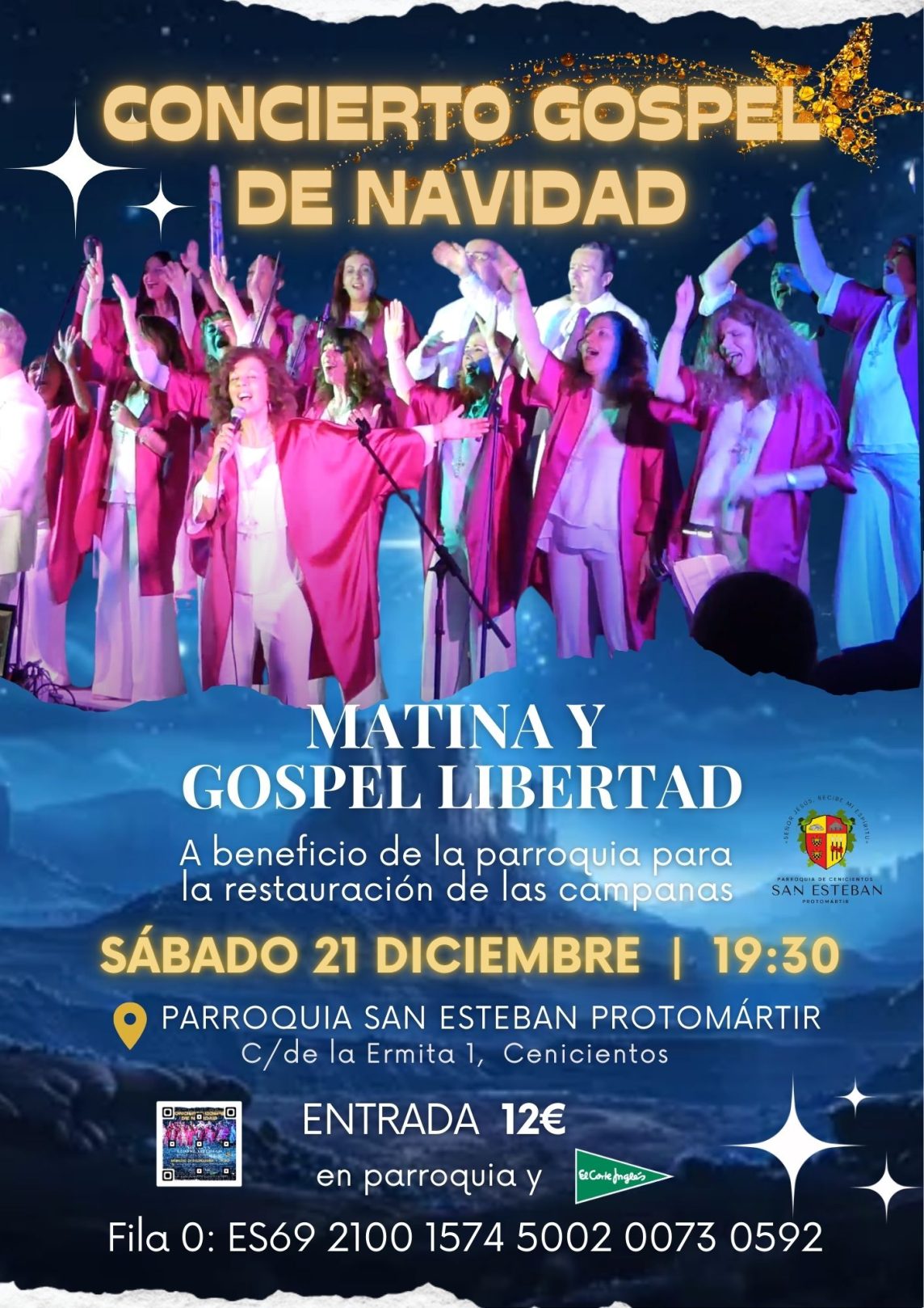 Concierto Gospel Solidario Navidad 2024