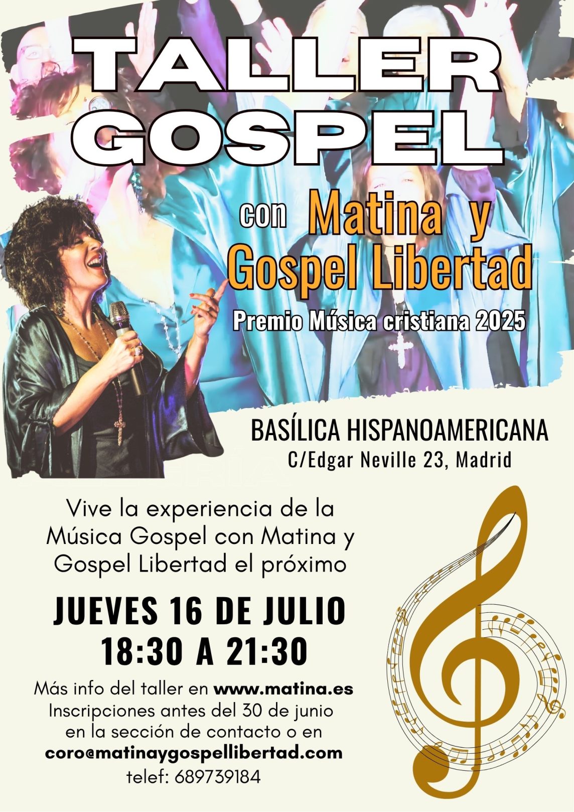 Taller Gospel con Matina y Gospel Libertad